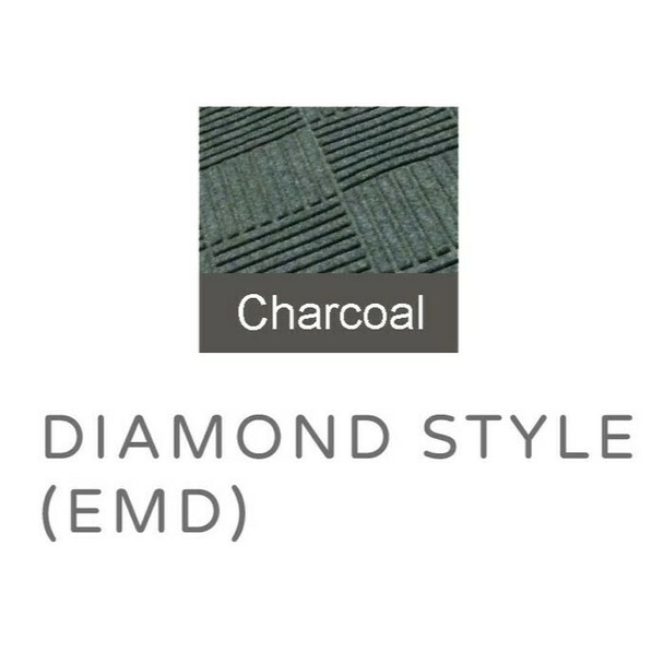 Axia EMD3660CR Rolled Charcoal Entrance Mat, Diamond, 3' x 5' Axia EMD3660CR Rolled Charcoal Entrance Mat, Diamond, 3' x 5'
