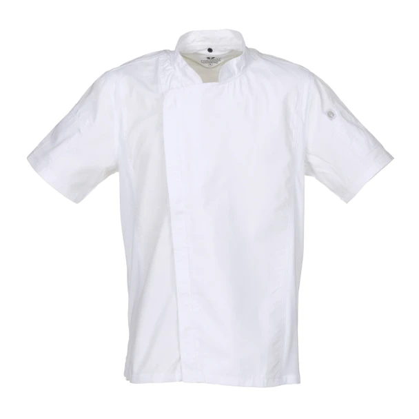 Chef Works BCSZ009WHTL Springfield Chef Coat, White, Large