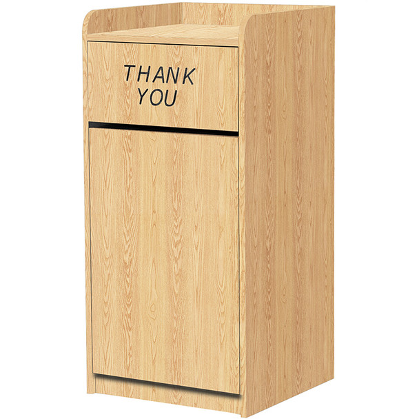 Oak Street M8520-OAK Garbage Cabinet, 22" x 25-1/8", Oak