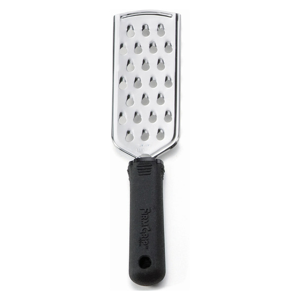 Tablecraft E5617 Firm Grip Grater, Large Holes, Black Comfort Molded Handle
