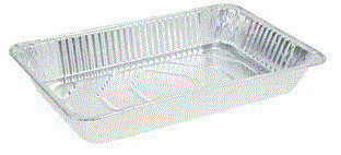 WELLCHOICE HST-D Half Size Deep Aluminum Pans (100/Case)