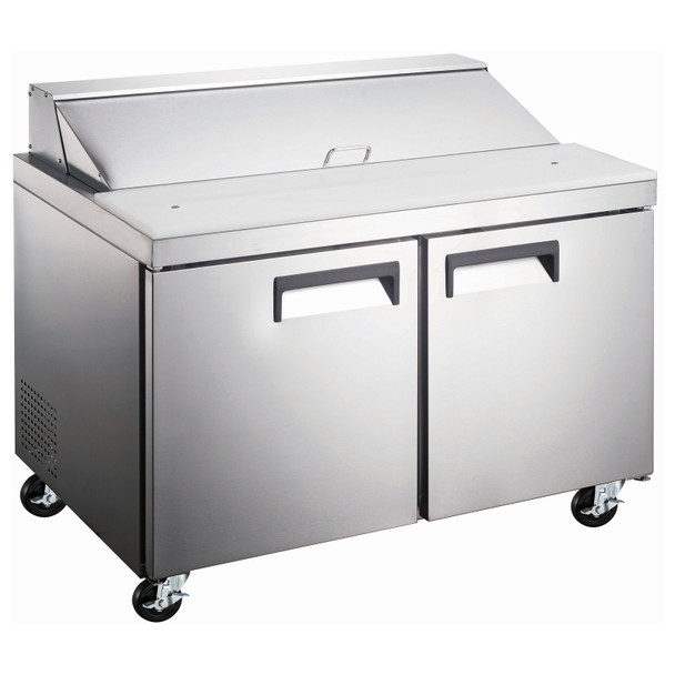 Adcraft USSL-2D/60 60" Refrigerated Salad Sandwich Prep Table - 2 Door - 15 Cu. Ft. Adcraft USSL-2D/60 60" Refrigerated Salad Sandwich Prep Table - 2 Door - 15 Cu. Ft.