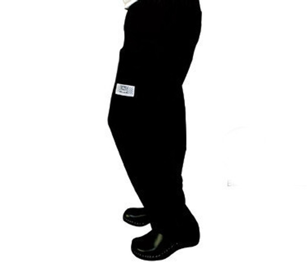 Chef Revival P002BK-2X E-Z Fit Chef's Pants, Drawstring, Black, 2X-Large