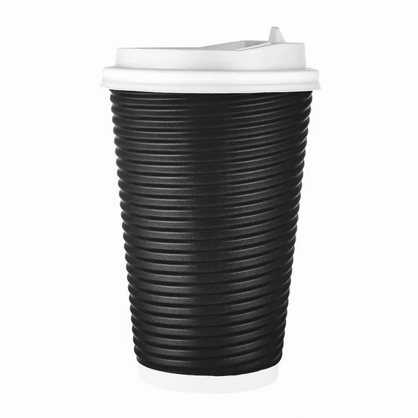 King Zak 00753 Paper Hot Cups & Lids, 16 oz, Black (Pack of 30 Sets) King Zak 00753 Paper Hot Cups & Lids, 16 oz, Black (Pack of 30 Sets)