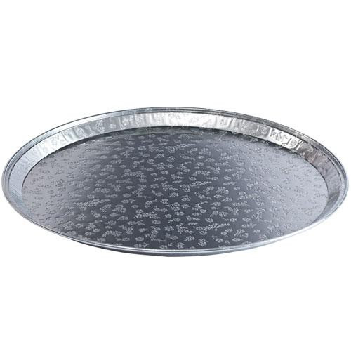 King Zak 00557 Aluminum Catering Trays, 18" Round (25/Case)