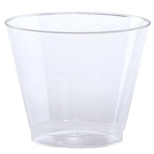 King Zak 12916 Clear Tumbler, 9oz Squat, Disposable, (500/Case)