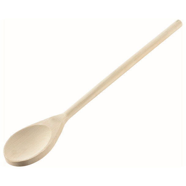 Browne 575386 Wooden Spoon, 5/8" dia. x 16"L, Large Bowl