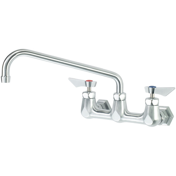 Krowne DX-812 Diamond Series 8" Center Wall Mount Faucet with 12" Swing Spout Krowne DX-812 Diamond Series 8" Center Wall Mount Faucet with 12" Swing Spout