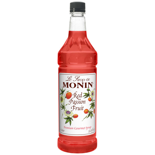 Monin Red Passion Fruit Syrup, 1 Liter