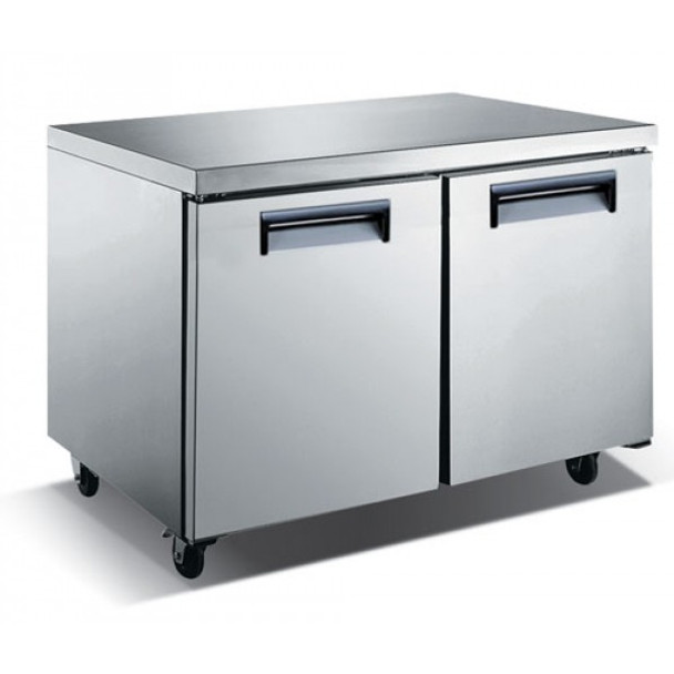 Adcraft USUCRF-48 48" Solid Door Undercounter Refrigerator - 2 Door - 12 Cu. Ft. Adcraft USUCRF-48 48" Solid Door Undercounter Refrigerator - 2 Door - 12 Cu. Ft.