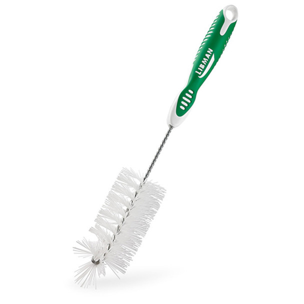 Libman 39 Stiff Bottle Brush, 13", Green & White