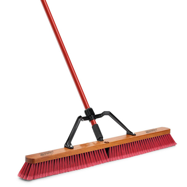 Libman 1101 Push Broom with Brace & Handle, 36" Multi Surface