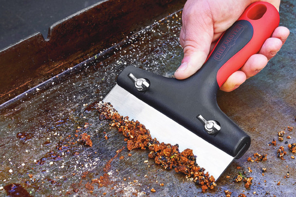 Mr. Bar-B-Q 90276 Griddle Scraper with Replaceable Blade