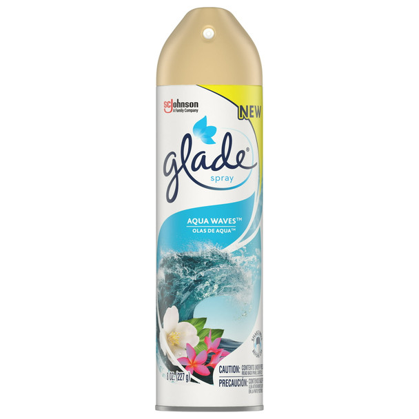Glade Aerosol Air Freshener, 8 oz., Aqua Waves