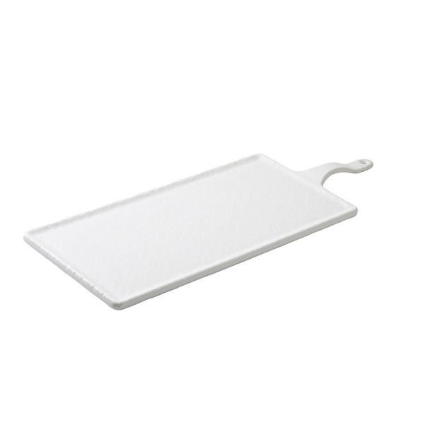 Tablecraft 11498 Frostone Serving Paddle, 15-3/4" x 7-3/4", White Slate
