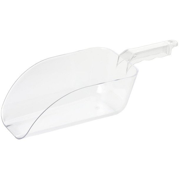 Tablecraft 11405 Ice Scoop, 64 oz., Clear, Polycarbonate