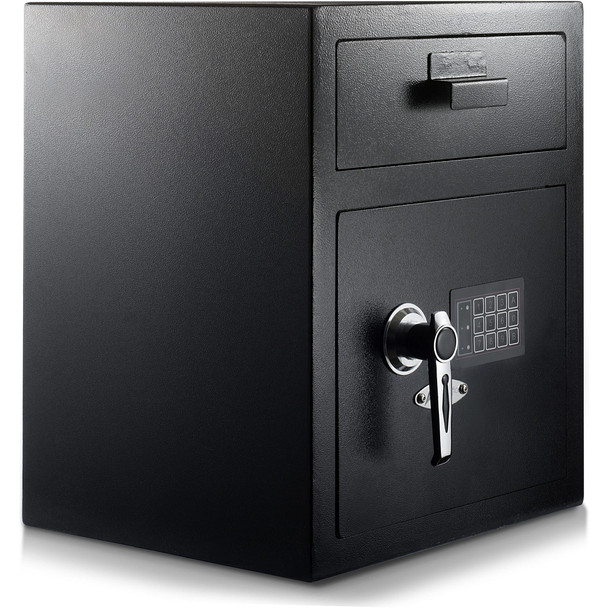 Alpine ADI670-200-BLK Digital Lock Safe, 1.1 cu. ft. cap., Steel, Black