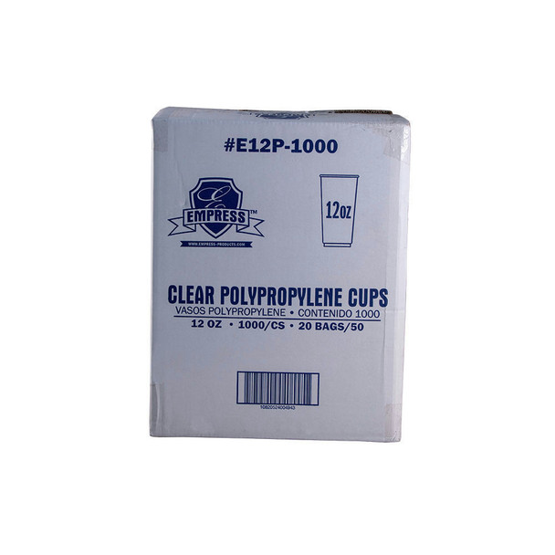 Empress E12P-1000 Polypropylene Cup 12 oz. (50/Pack)