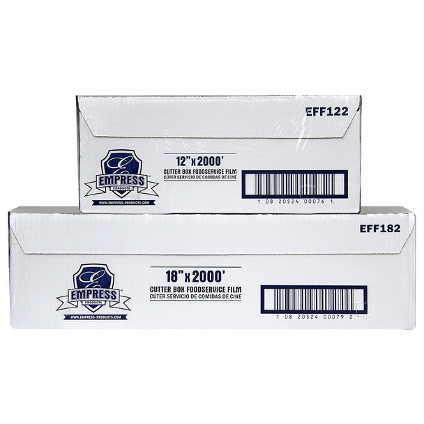 Empress 18"x2000' Cutter Box Film Wrap Roll