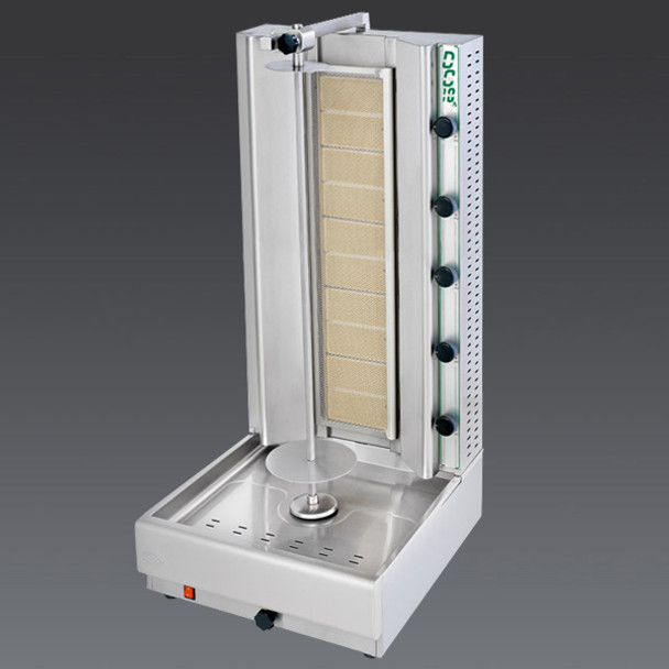 Visvardis DG10A Gas Gyro Machine, 155-200lbs Capacity, 60000 BTU