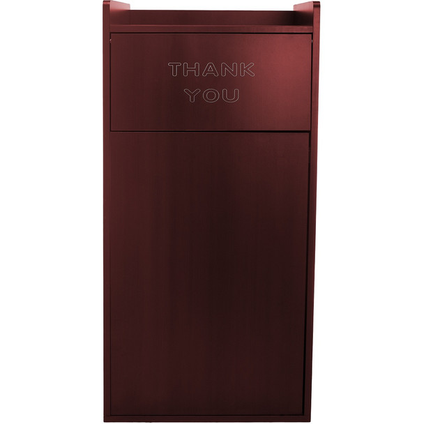 Alpine ALP476-MA Receptacle Enclosure, Mahogany Wood
