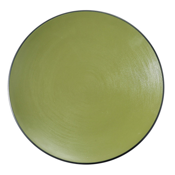 Yanco BM-110GR Birmingham Melamine Plate, 10-1/4", Round, Green (24/case)