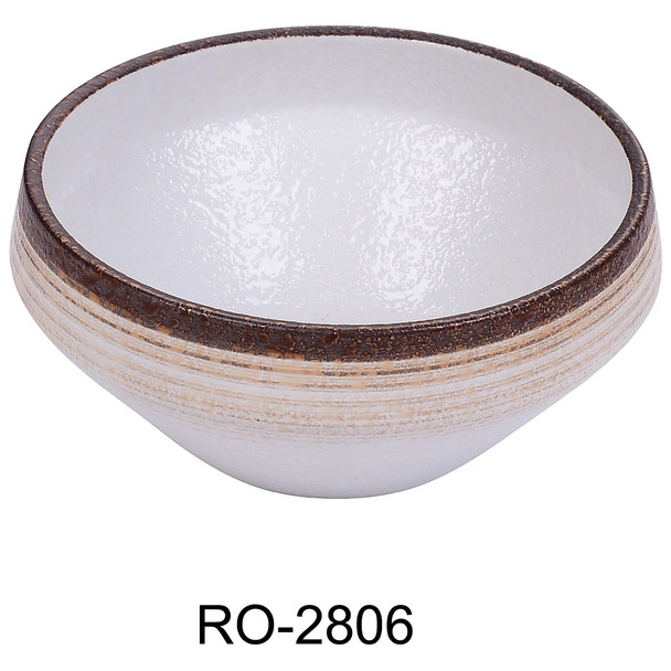 Yanco RO-2806 Rockeye-2 Fusion Bowl, 30oz., Brown (12/Case)