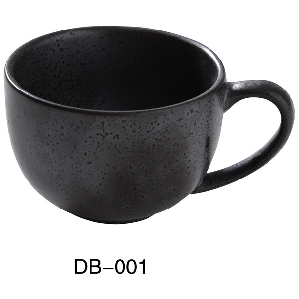 Yanco DB-001 Diamond Black Cup, 3-1/2", 7 oz. (3dz/Case)
