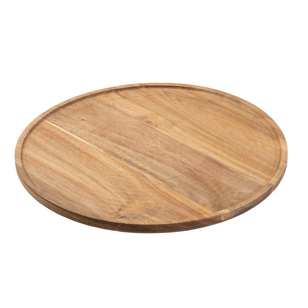 Tablecraft 11829 Lazy Susan, 15"W x 1.625"H, Acacia Wood