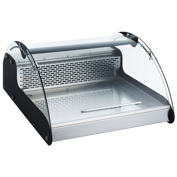 Omcan RS-CN-0118-E 27" Curved Glass Countertop Refrigerated Display with 118 L capacity Omcan RS-CN-0118-E 27" Curved Glass Countertop Refrigerated Display with 118 L capacity