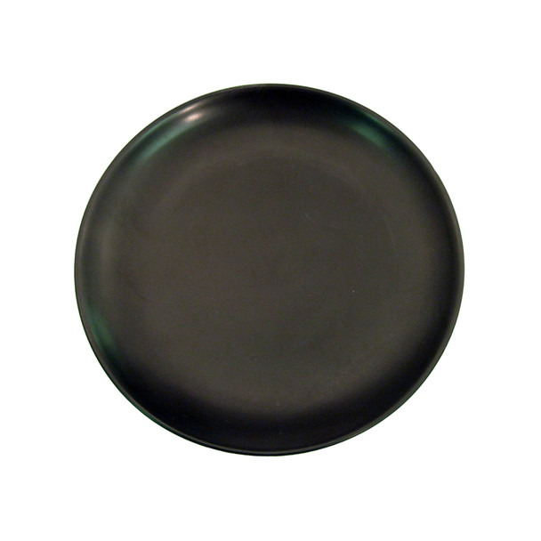 CAC 666-21-BLK Japanese Style Coupe Plate, 12" Round, Black (12/Case)