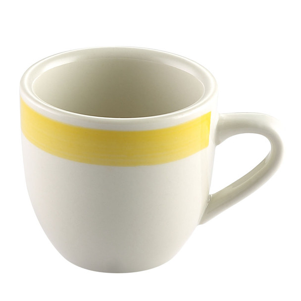 CAC R-35-Y 3.5 oz. Rainbow A.D. Cup, Yellow, (36/Case)