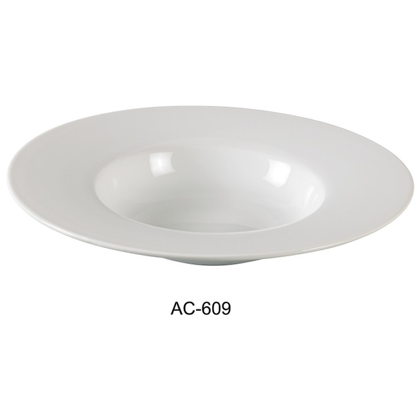 Yanco AC-609 Abco Dessert Plate, 10 oz., 9-1/4", Super White (12/Case)