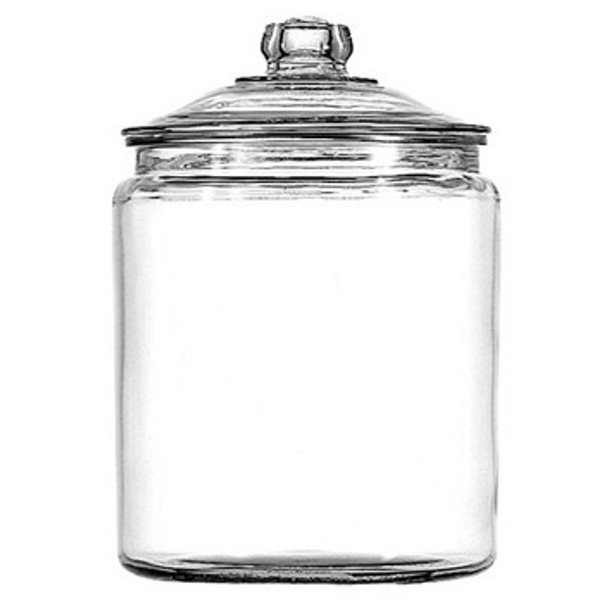Anchor Hocking 69832AHG17 Glass Storage Jar with Cover, 3 qt.