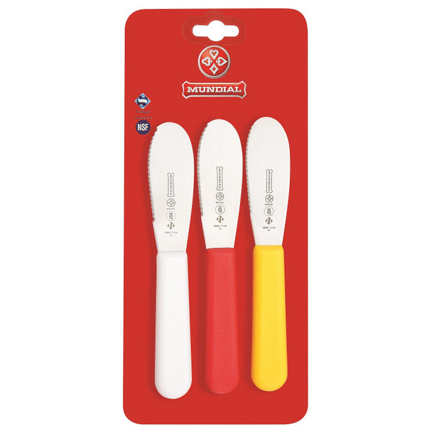 Mundial SCRYW5688E-3 3.5" Sandwich Spreader (3pk)