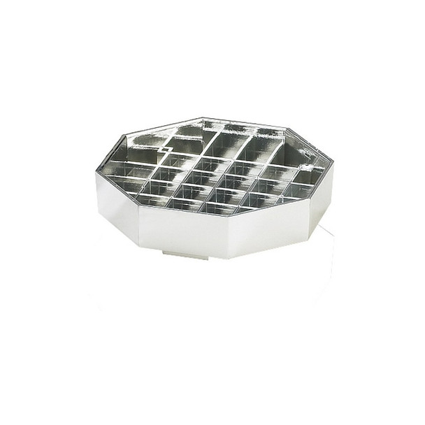 Cal-Mil 308-4-49 Classic Drip Tray, 4", Octagon, Chrome