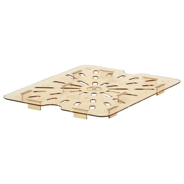 Cambro 20HPD150 Drain Shelf, 1/2 Size, Amber Cambro 20HPD150 Drain Shelf, 1/2 Size, Amber