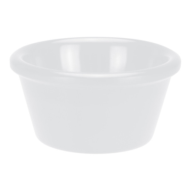 Winco RP-1W Ramekin, 1-1/2 oz., Plain, White (12/Pack)