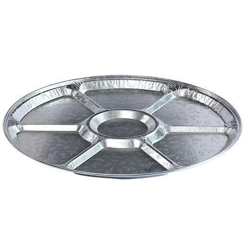 King Zak 00556 Aluminum Catering Trays, 18" Round (25/Case)