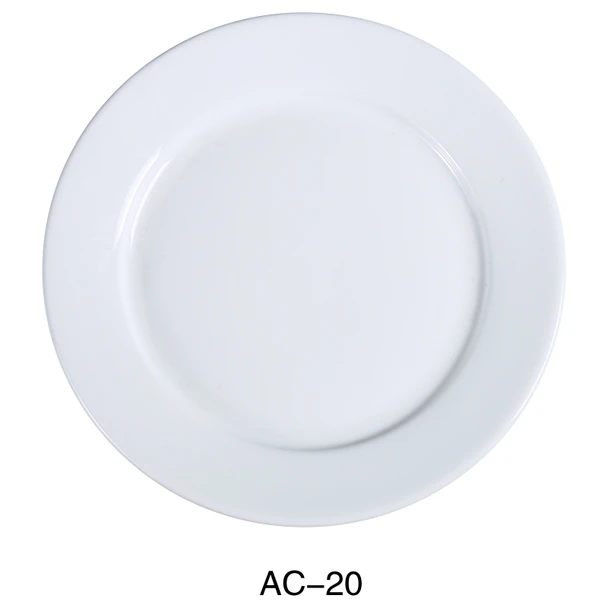 Yanco AC-20 ABCO Plate, 11-1/4", Super White (12/Case)