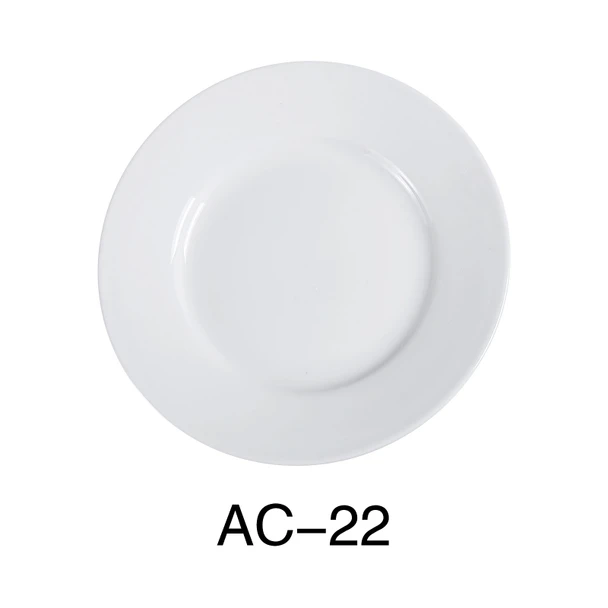 Yanco AC-22 ABCO Plate, 8-1/4", Super White (36/Case)