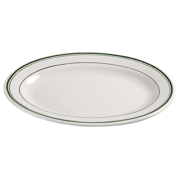 Yanco GB-33 Green Band Platter, 7", American White (36/Case)