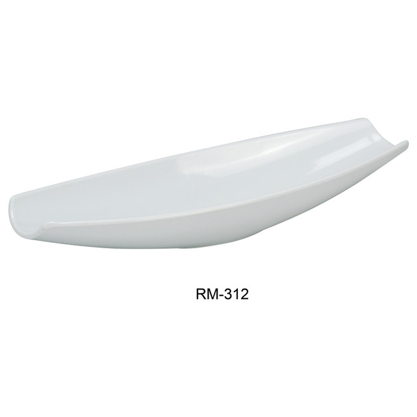Yanco RM-312 Rome Boat Plate, 12.5", Melamine (48/Case)