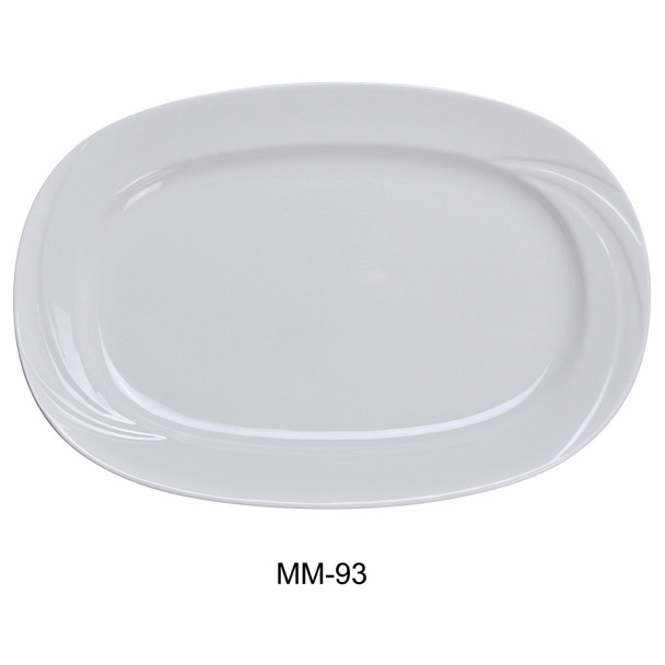 Yanco MM-93 Miami Platter, Rectangular 11 3/4" x 8 1/2" (12/Case)