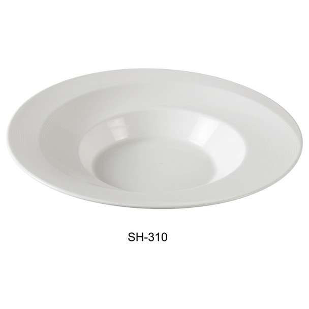 Yanco SH-310 Soup Plate, 16 oz., 10-1/2", Bone White (12/Case) Yanco SH-310 Soup Plate, 16 oz., 10-1/2", Bone White (12/Case)