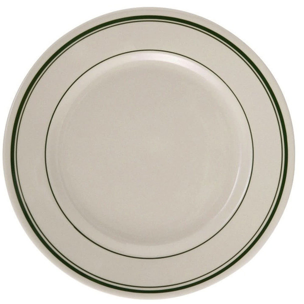 Yanco GB-16 Green Band Plate, 10-1/2" dia., Round (12/Case)
