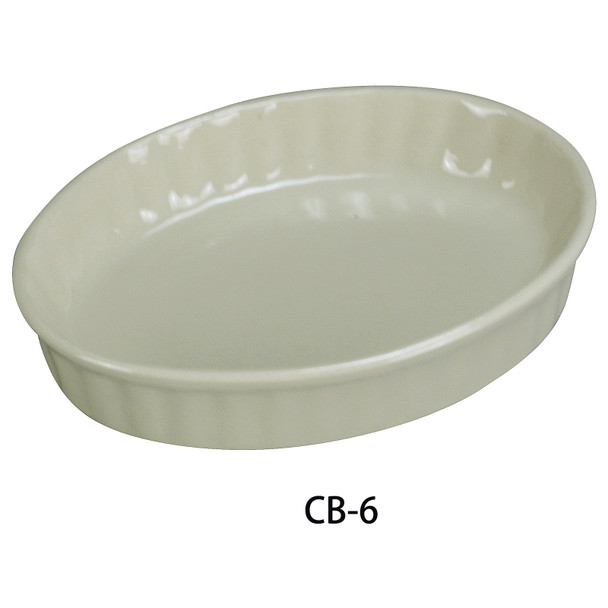 Yanco CB-6 Creme Brulee, 6 oz., Round, Fluted, (36/Case)