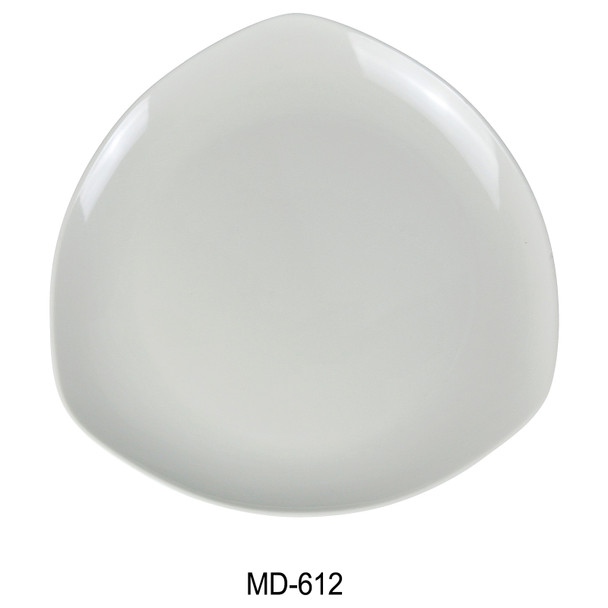 Yanco MD-612 Milando Plate, 12", Round in Triangular, (12/Case)