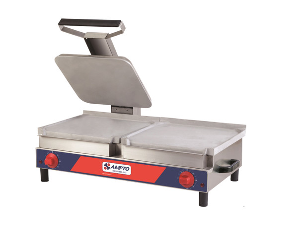 Ampto SACL Flat Sandwich/Griddle Combination, 120V