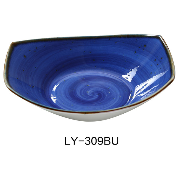 Yanco LY-309BU Lyon Pasta Plate, 20 oz, 9" x 7-7/8", Blue (24/Case) Yanco LY-309BU Lyon Pasta Plate, 20 oz, 9" x 7-7/8", Blue (24/Case)